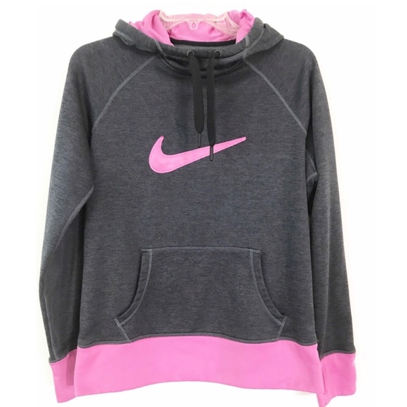 Nike Tops - Nike Big Swoosh All Time Logo Therma-fit Hoodie